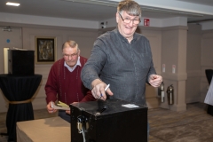 Making the all important vote