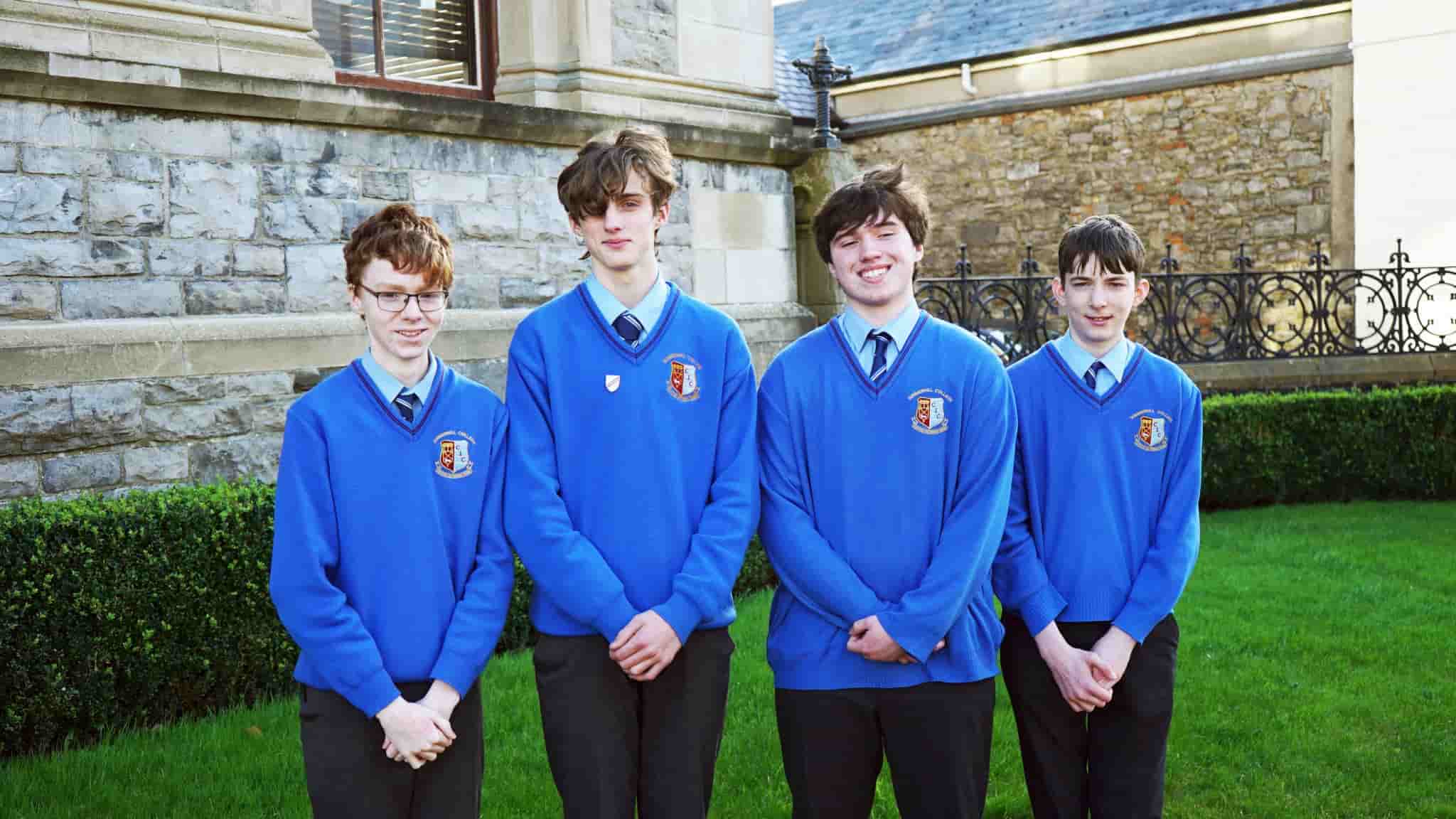 Students from Summerhill College Sligo attend the Strategic Policy Committee 4 Climate Change meeting at Sligo City Hall on 14th November 2023