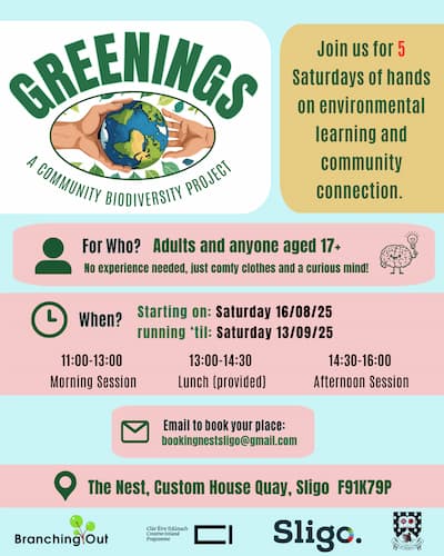 Greenings workshops Sligo